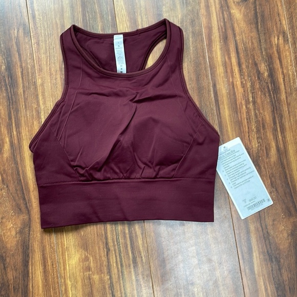 lululemon athletica Tops - Lululemon size 6 long line sport bra new with tags